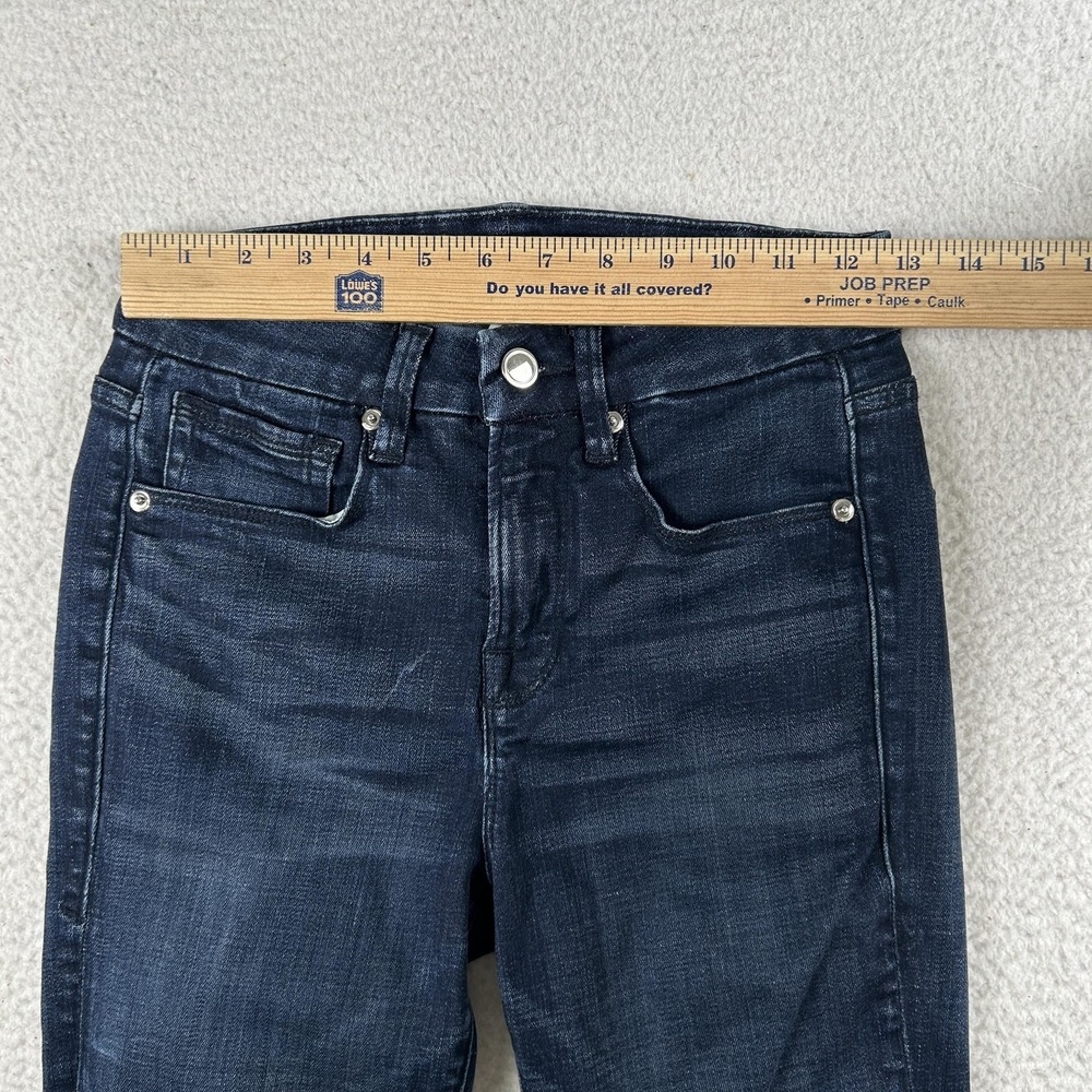 Good American Jeans Womens 2/26 Dark Wash Good Legs Skinny Stretch Denim Ankle - Picture 11 of 16